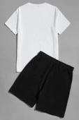 Unisex Sunshine Baskılı Şort Takım - 12
