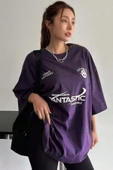 Fantastic Baskılı Unisex Oversize Tshirt - 6