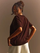 Unisex Answer Baskılı Oversize Tshirt thumbnail 12