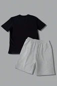 Unisex Los Angles Detay Baskılı Şort Takım thumbnail 3