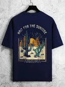 Unisex Arizona Baskılı Oversize Tshirt thumbnail 5