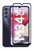 Samsung Galaxy M34 5G Uyumlu Tam Kapatan Şeffaf Esnek Seramik Kırılmaz Nano Cam Ekran Koruyucu thumbnail 1