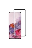 Samsung Galaxy S21 Fe Uyumlu Tam Kapatan Şeffaf Nano Esnek Kırılmaz Cam Ekran Koruma thumbnail 1