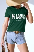 Unisex Miami Baskılı Oversize Tshirt thumbnail 10