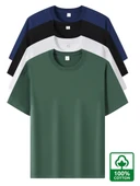 Unisex Basic Model 4'lu Tshirt thumbnail 1