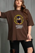 Unisex Special Agent Baskılı Oversize Tshirt - 1