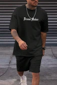 Unisex Dream Maker Baskılı Şort Takım - 2