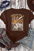 Unisex Sırt Baskılı Arizona Oversize Tshirt thumbnail 1