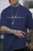 Erkek Whatever Baskılı Oversize Tshirt - 10