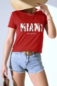 Unisex Miami Baskılı Oversize Tshirt thumbnail 4