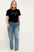 Unisex Kedi Baskılı Oversize Tshirt - 7