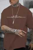 Erkek Whatever Baskılı Oversize Tshirt - 12