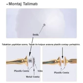 Epoksi 3 Katlı Meyve Ve Cupcake Stant Bağlantı Aparatı Stant Tutucu Kalpli   Gümüş thumbnail 2