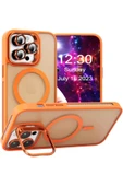 Iphone 13 Uyumlu Standlı Case Pro Lensli Magsafe Destekli Kılıf - 2