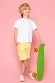 Çocuk 2'li Pamuklu Rahat Kalıp Tshirt - 2