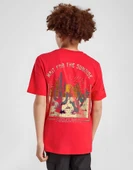 Çocuk Arizona Baskılı Pamuklu Tshirt - 8