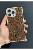 Iphone 15 Pro Uyumlu Lux Premium Taşlı Kılıf thumbnail 3