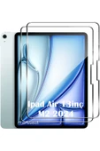 İpad Air 13 inç M2 1. Nesil 2024 Uyumlu Ekran Koruyucu Nano Cam Şeffaf Esnek Kırılmaz Tablet Camı thumbnail 1