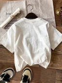 Unisex ÖRÜMCEK AĞLI Baskılı Oversize Tshirt thumbnail 9