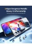 Galaxy 24 Plus Kılıf Magsafe Kablosuz Şarj Destekli Lens Korumalı Metalik Parlak Renkli - 2