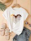 Eriyen Kalpler Baskılı Tasarım Tshirt - 6
