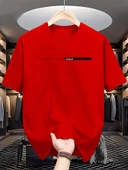 Unisex Face The Future Baskılı Oversize Tshirt - 10