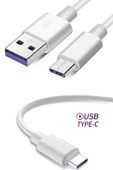 Samsung Uyumlu Typec Hızlı Şarz Kablosu Galaxy S9 A20 A30 A50 A70 M20 Type C Hızlı Şarj Kablo - 6