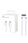 İphone 15 /pro/pro Max/ipad/macbook Usb C To Usb C Mfi Onaylı Çip 60w 120w Iphone Hızlı Şarj Kablosu - 1