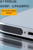 İphone Tüm Serileri Için Toz Ve Kir Önleyici Hoparlör Toz Önleyici Sticker Telefon Hoparlör Koruyucu thumbnail 4