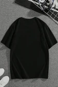 Birbirini Tamamlayan Baskılı Unisex Oversize Tshirt thumbnail 2