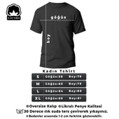 Unisex Black Baskılı Tasarım Tshirt - 3