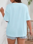 Unisex Paris Baskılı Oversize Tshirt thumbnail 6