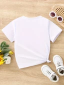 Çocuk Kİiraz Ağacı baskılı Pamuklu Tshirt - 2