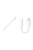 Iphone 7 8 X Plus Uyumlu Kulaklık Çevirici Lightning Aux Dönüştürücü - 1