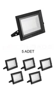 Horoz Elektrik 5 Adet 100 Watt 6400k 11550 lm Led Projektör Beyaz Işık Smd Led Projektör - PARS-100 100w 11550lm - 1