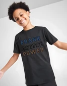 Çocuk Frank Baskılı Pamuklu Tshirt - 1