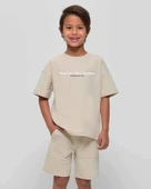 Çocuk More Love Baskılı Pamuklu Tshirt - 4