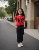 Çocuk NewYork Baskılı Eşofman Takımı - 1