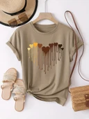 Eriyen Kalpler Baskılı Tasarım Tshirt - 8