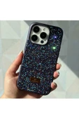Iphone 15 Plus Uyumlu Lux Premium Taşlı Kılıf - 4