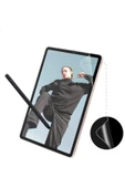 Samsung Galaxy Tab S9 Fe 10.9 inç Tablet Ekran Koruyucu Cam Nano Esnek Kırılmaz Tam Kaplar thumbnail 4