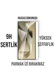 Samsung Galaxy S24 Ultra İle Uyumlu Nano Mat Parmak İzi Bırakamayn Esnek Cam Ekran Koruyucu thumbnail 2