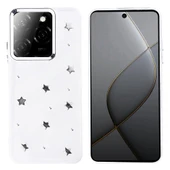 İnfinix Hot 40 Kılıf Airbag Tasarımlı Simli Şeffaf Kutup Kapak thumbnail 5