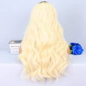 Kumral / Platin Ombreli Su Dalgalı Tül Peruk thumbnail 4