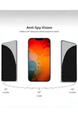 Iphone 15 Pro Max Uyumlu Tam Ekran Privacy Hayalet Ekran Koruyucu thumbnail 2