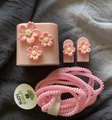 Brokoli Home iPhone 18W/20W Uyumlu Şarj Kılıfı,Şarj Kablo Örme Aparatı, Kablo Koruyucu Aparatı,çiçek - 3