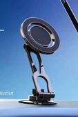 Acl T-109 360 Dönebilen Çinko Alaşımlı Mıknatıslı Araç İçi Telefon Tutucu - 3