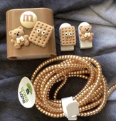 Brokoli Home iPhone 18W/20W Uyumlu Şarj Kılıfı, Şarj Örme Aparatı, Kablo Koruyucu Aparatı,Bisküvi - 2