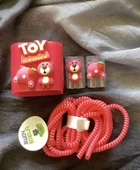 Brokoli Home iPhone 18W/20W Toy Desenli Uyumlu Şarj Kılıfı, Şarj Kablosu Örme Aparatı, Kablo Koruyucu Aparatı,k - 3