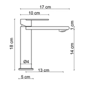 FONTANA LAVABO BATARYASI (KROM) FJ-SS1011 - 2